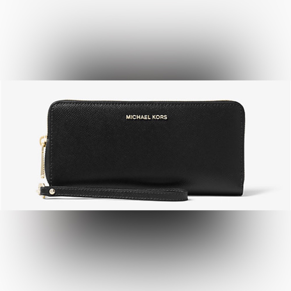 MICHAEL MICHAEL KORS
Leather Jet Set Travel Large Flat MultiFunction Phone Case